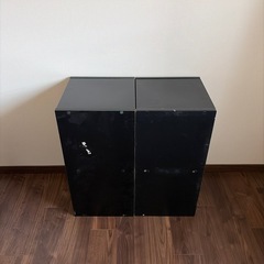 カラーボックス　黒の画像