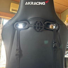  「美品 AKRacing Pro-X V2 オットマン付き ゲーミングチェア
の画像