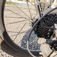 電動アシスト自転車 EENOUR C2｜予備バッテリー付｜要修理（スポーク折れ）｜格安の画像