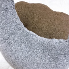 無印良品　デニムクッション＆オーガニックコットンシンカーパイルクッションの画像