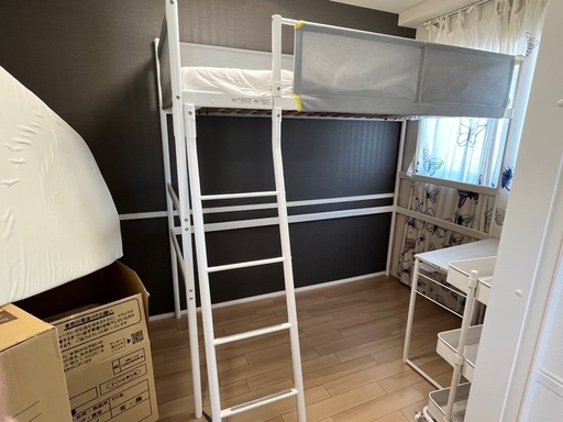 【IKEA ロフトベッド VITVAL フレームのみ】