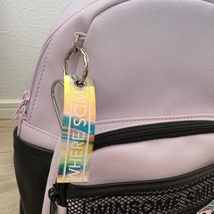 薄紫　リュックの画像