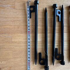 テント・タープ用の20㎝ペグ×12本の画像