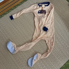 carter's トラック柄ロンパース　ストライプロンパース 2Tの画像