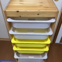 IKEA⭐️トロファスト・ボックス5個付きの画像