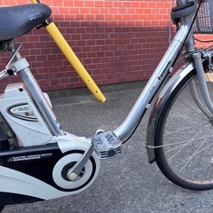 Panasonic 電動アシスト自転車 シティタイプ シルバーの画像