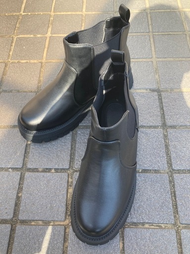 新品、未使用、men's春物ブーツ
