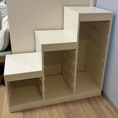 IKEA イケア TROFAST トロファスト ホワイト おもちゃ収納の画像