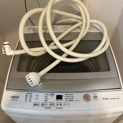【美品4/4-6引渡し限定】AQUA洗濯機AQW-GP70H 7kgの画像