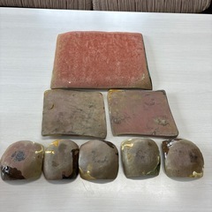 陶器のお皿8点セットの画像