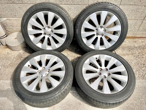 SUBARUスバル レガシィ BR系/BM系 純正 17インチ×7.5J +55 PCD100 5穴 4本セット