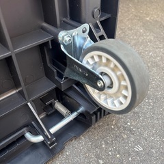 【美品】(台車)こまわり君 折りたたみハンドル MP-6039N2-BK ブラックの画像