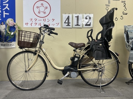412　Panasonic 電動アシスト自転車　26インチ　丁寧に整備済み　中古自転車