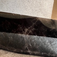 モリオン（黒水晶）六角柱 約30cm天然石 魔除け インテリアの画像