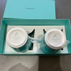 【美品】ティファニー　ペアマグカップ　の画像