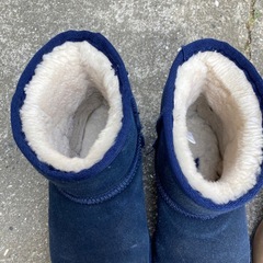 Ralphのムートンと天満屋のブーツの画像