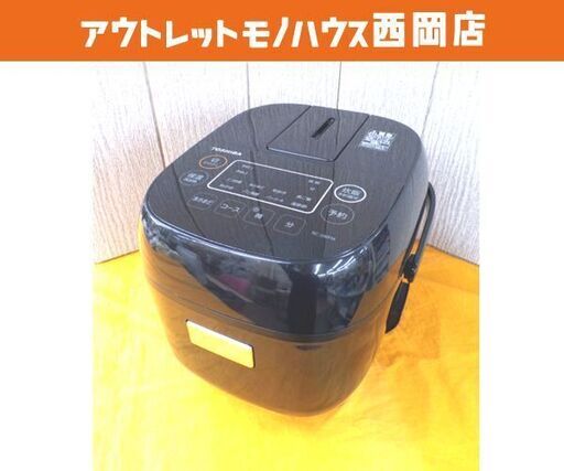 東芝 3合炊き マイコン炊飯器 2022年製 RC-5MFM 炊飯ジャー ブラック TOSHIBA 西岡店