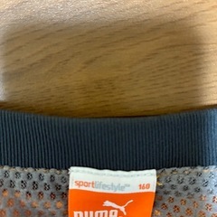 PUMA プーマ ピステ 長袖 Vネック オレンジ ブラック サッカー トレーニングウェアの画像