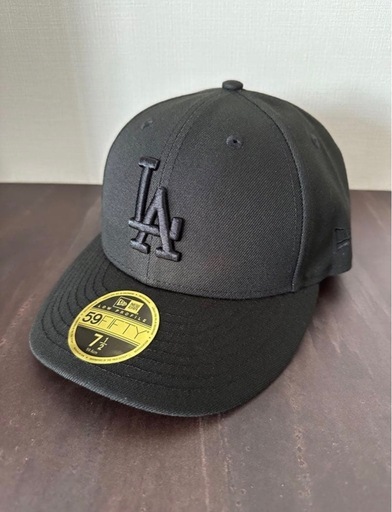 新品未使用 LP 59FIFTY ニューエラ LA BLK 71/2 ブラック 7ハーフ