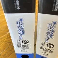 D-RING FILE  A4 320　2HOLES 2冊セット　事務用品　文房具の画像