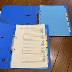 D-RING FILE  A4 320　2HOLES 2冊セット　事務用品　文房具の画像