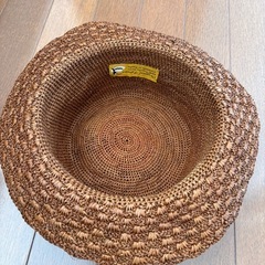 オシャレ麦わら帽子の画像