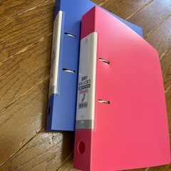 D-RING FILE  A4S　320　2HOLES 350 2冊セット　事務用品　文房具の画像