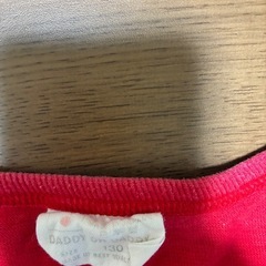 DADDY OH DADDY 長袖Tシャツ ロンT 赤 130cmの画像