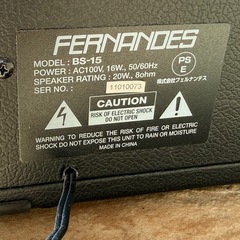 エレキベース　フェルナンデスの画像