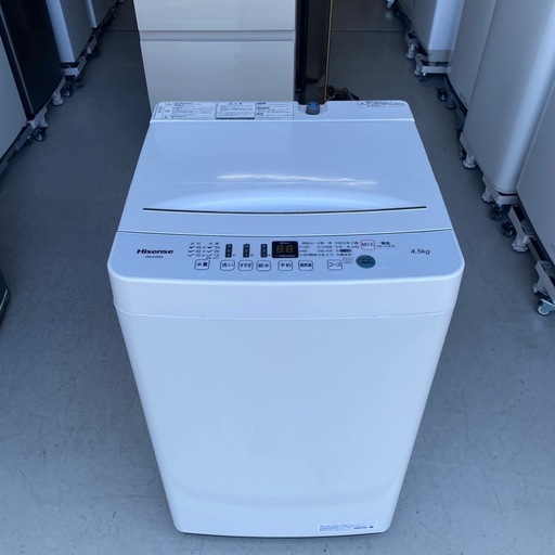 洗濯機　Hisense全自動電気洗濯機　2021年製　HW-E4503 小倉北区