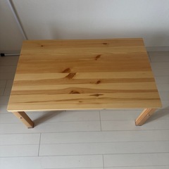 無印良品 パイン材ローテーブル 折りたたみ式 MUJIの画像