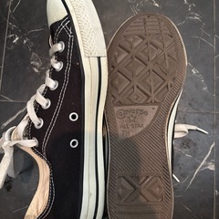 CONVERSE ALL STAR ブラックスニーカー US7.5の画像