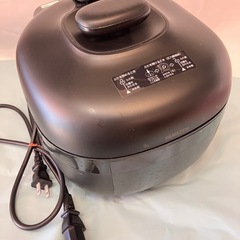 家庭用電気圧力鍋 ／炊飯器／鍋／（山善）YPCB-M220(B)の画像