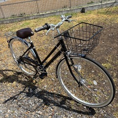27インチ 6段ギア自転車の画像