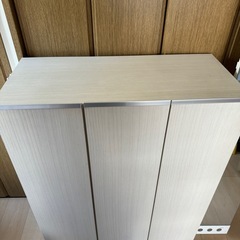 シューズボックス、ミラー2点セットの画像