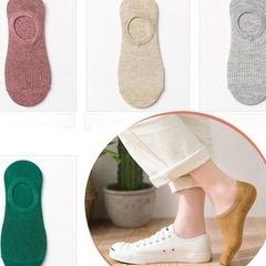 新品未使用 脱げない スニーカーソックス レディース 10色組  の画像