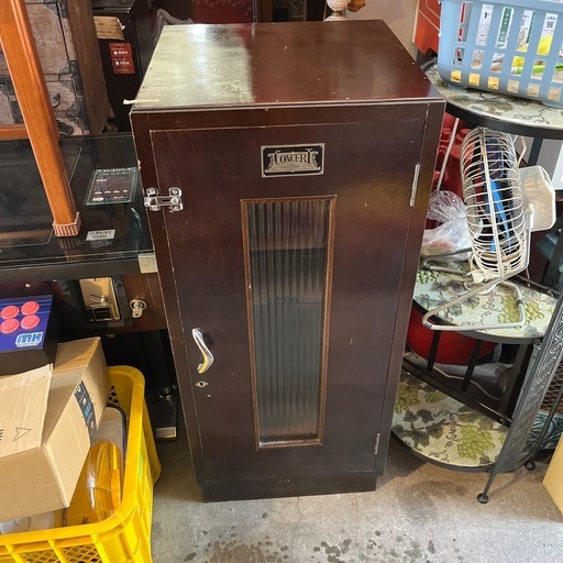 木製レコード棚　多目的収納棚