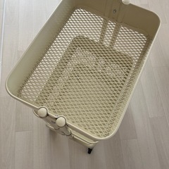 ニトリ　スチールラック　ベージュの画像