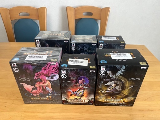 【ワンピースフィギュア未開封品】造形王決定戦II　vol.1〜6、6種セット　SCultures