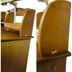 くろがね 学習机 本立て 引き出し 椅子 4点セットの画像