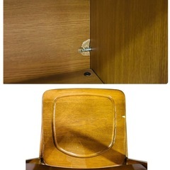 くろがね 学習机 本立て 引き出し 椅子 4点セットの画像