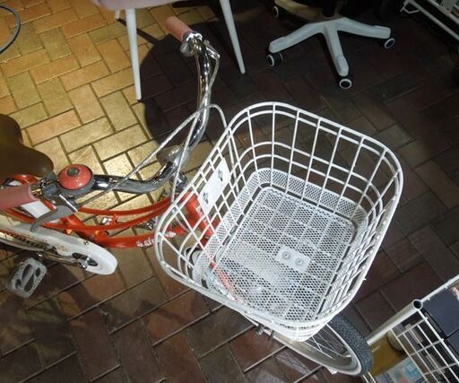 20インチ 子供用自転車 オレンジカラー カゴ付き 変速無し 札幌市東区 新道東店