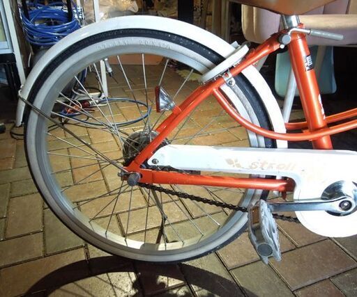 20インチ 子供用自転車 オレンジカラー カゴ付き 変速無し 札幌市東区 新道東店