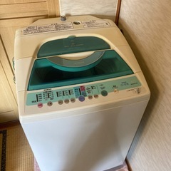 洗濯機あげます　岐阜県大垣市河間町の画像
