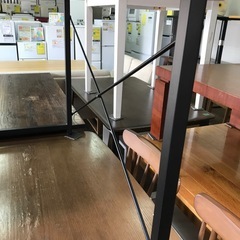 【ジャングル深井店】机 茶 学習机 テーブル ブラウン 堺市 深井【FU401】の画像