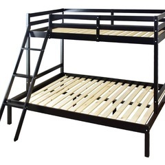 二段ベッド　ホワイト　シングル　ダブルサイズの画像