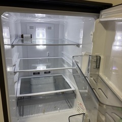 ニトリ　冷蔵庫　ブラックの画像