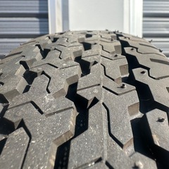 【新車外し】夏タイヤ+純正ホイール4本セット　145/80R12 80/78N LTの画像