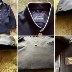 【美品/1年着用】箕面一中 学ラン上下・シャツ 165A W70 卒業式・行事用にも！北摂エリア可の画像