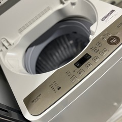 ⭐️🚗³₃✨お届け設置無料❣️(⛩✨️🌸京都限定特別価格❣️⛩)❣️🌀洗濯機🌀SHARP 2021年製❣️6.0kg❣️の画像